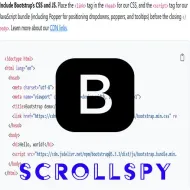 ScrollSpy Website: One Page Easy Navigation Website