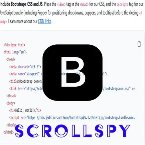 ScrollSpy Website: One Page Easy Navigation Website